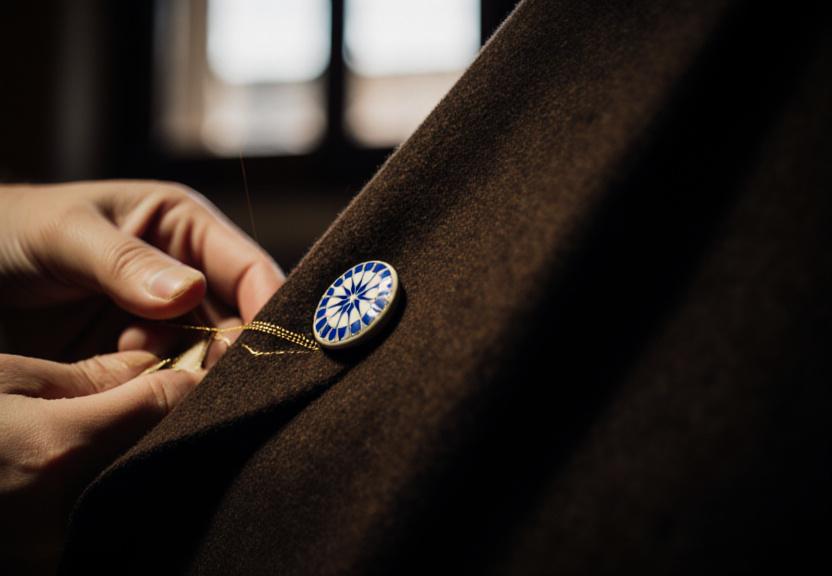 Dettaglio cucitura blazer artigianale